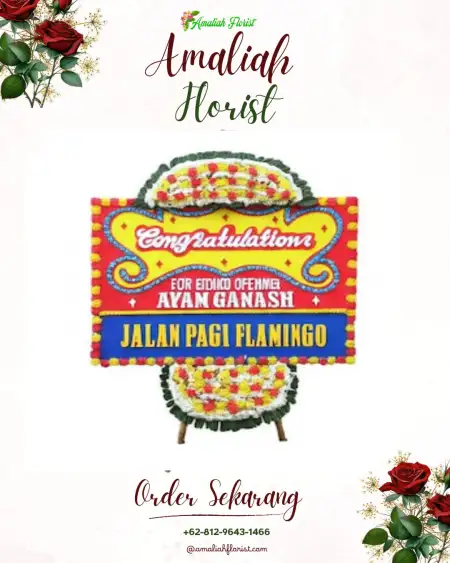 Sewa Papan Bunga Troketon